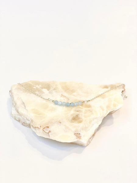 I Am Courageous Bracelet | Aquamarine