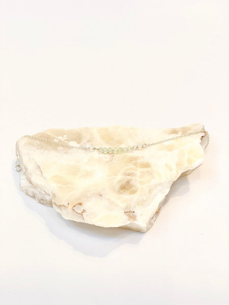 I Am Protected Bracelet | Prehnite