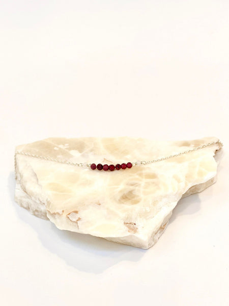 I Am Strong Bracelet | Garnet