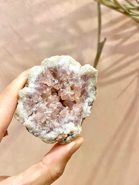 Pink Amethyst Geode Cluster 014