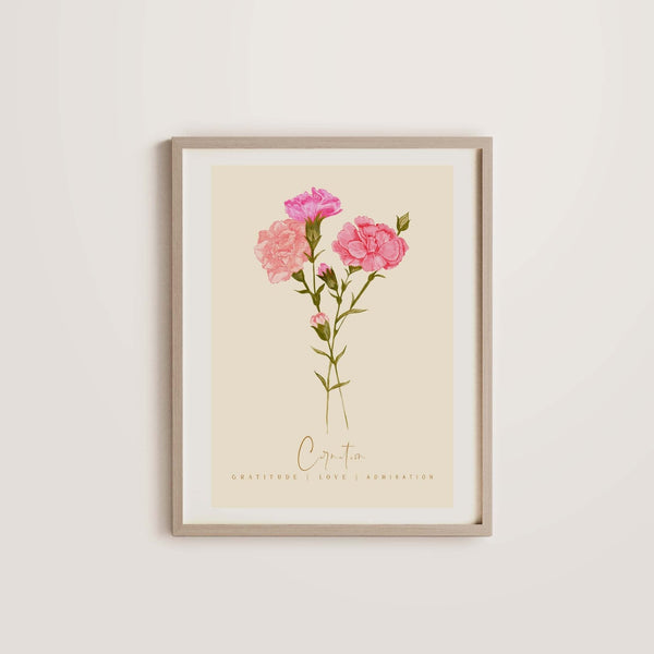 Birth Month Blooms - The Wong Way