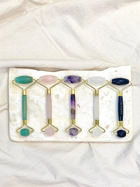 Crystal Facial Roller - Black Obsidian - The Wong Way