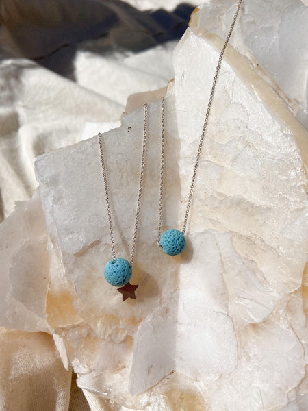 Evelyn Necklace - blue - The Wong Way