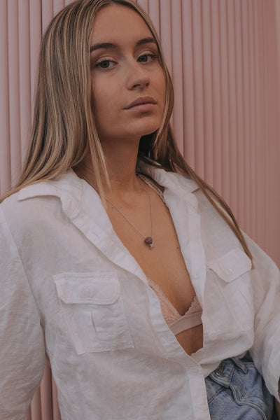 Evelyn Necklace - pink - The Wong Way