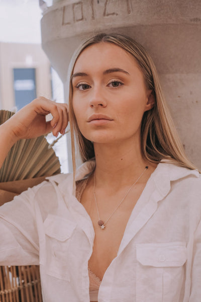 Evelyn Necklace - pink - The Wong Way