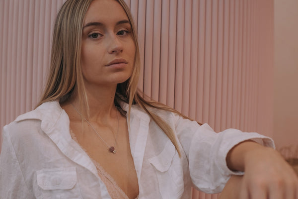 Evelyn Necklace - pink - The Wong Way