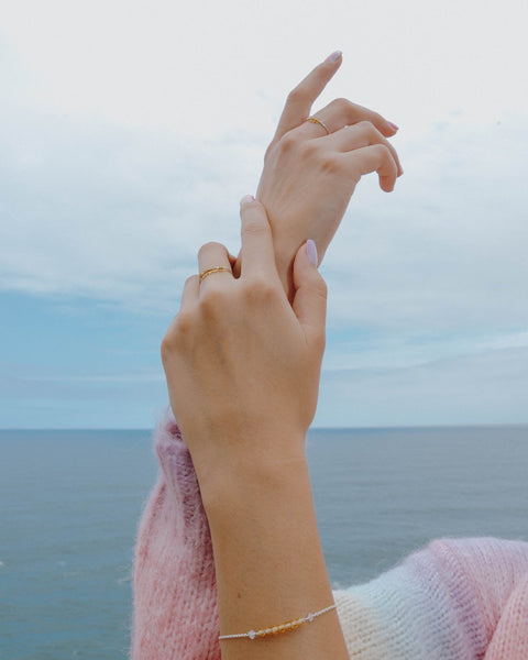 I Am Abundant Bracelet | Citrine - The Wong Way