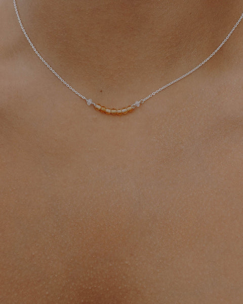 I Am Abundant Necklace | Citrine - The Wong Way
