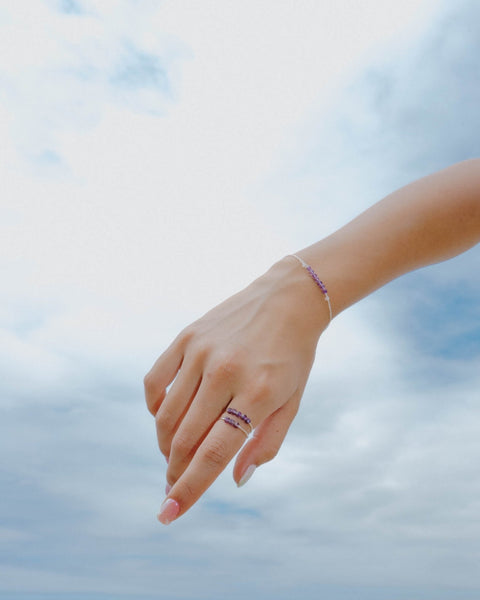I Am Calm Bracelet | Amethyst - The Wong Way