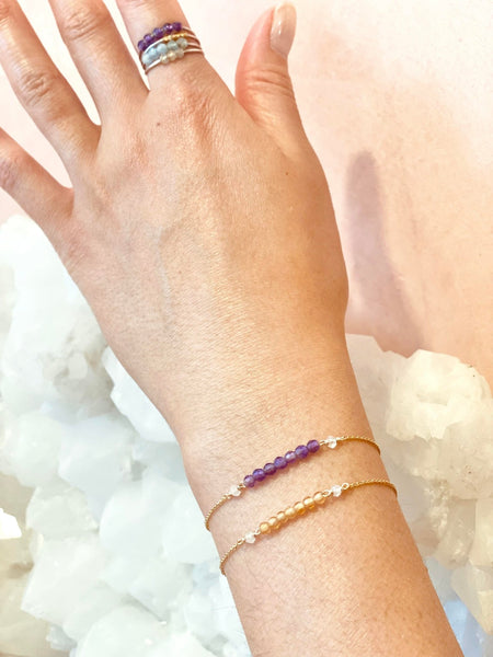 I Am Calm Bracelet | Amethyst - The Wong Way