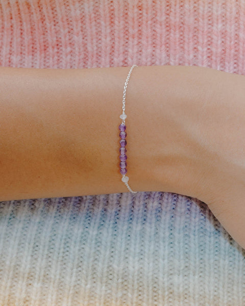I Am Calm Bracelet | Amethyst - The Wong Way