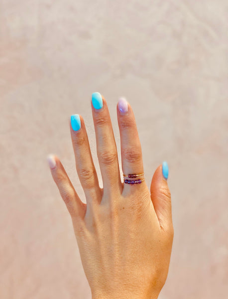 I Am Calm Ring | Amethyst - The Wong Way