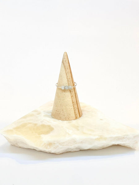 I Am Courageous Ring | Aquamarine - The Wong Way