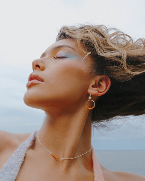 I Am Creative Earrings | Carnelian - The Wong Way