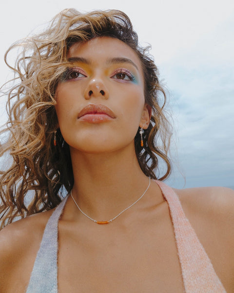 I Am Creative Earrings | Carnelian - The Wong Way