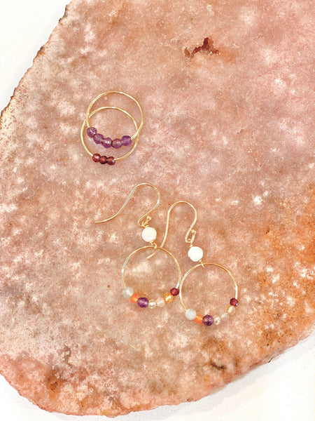 I Am Enough Earrings | Rainbow - The Wong Way