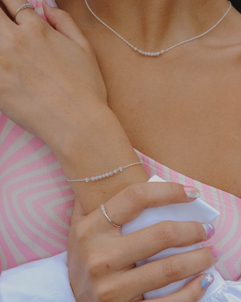 I Am Loved Bracelet | Rose Quartz - The Wong Way