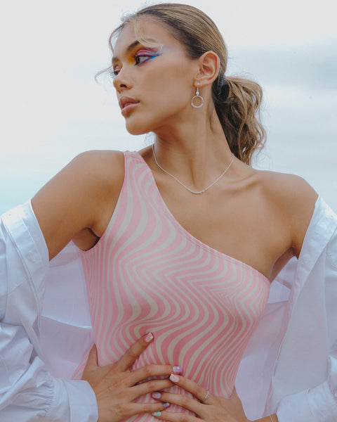 I Am Loved Earrings | Rose Quartz - The Wong Way