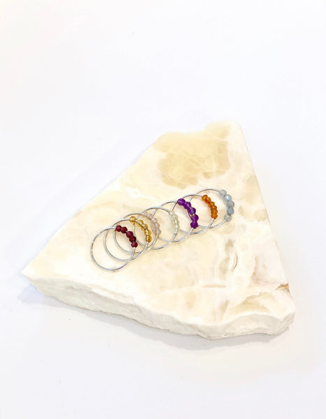 I Am Loved Ring | Rose Quartz - The Wong Way