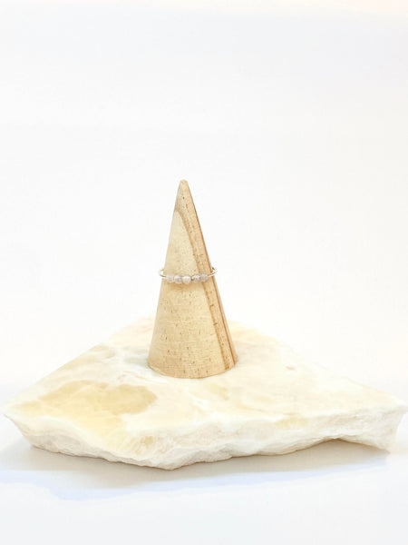 I Am Loved Ring | Rose Quartz - The Wong Way