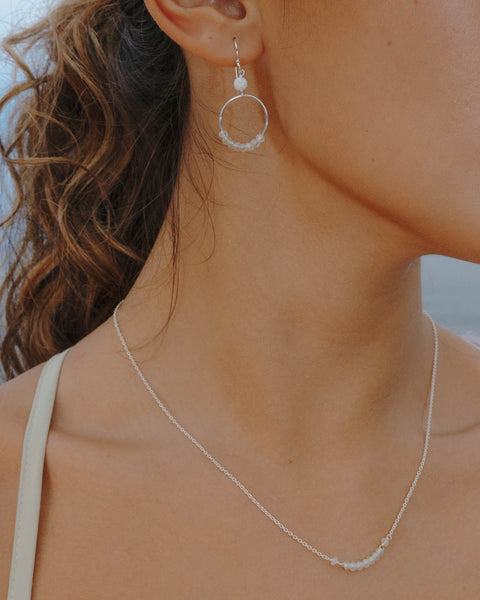 I Am Protected Earrings | Prehnite - The Wong Way