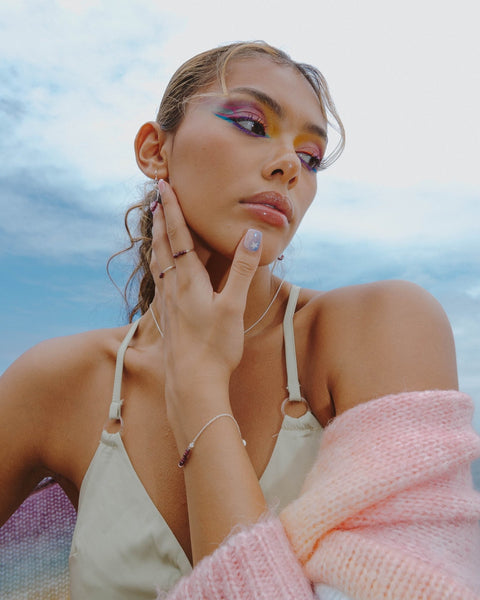 I Am Strong Bracelet | Garnet - The Wong Way