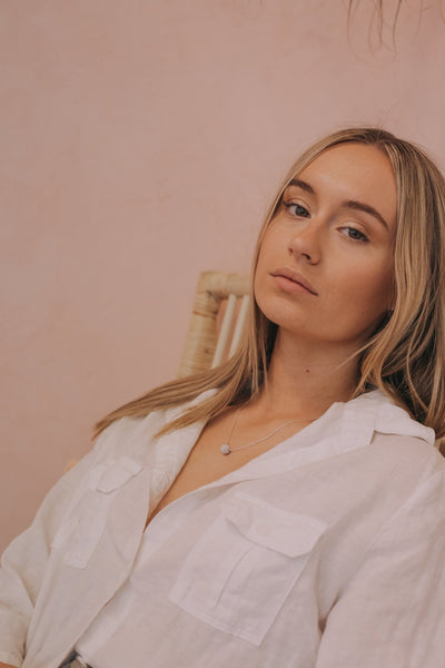 Infinity Necklace - grey - The Wong Way