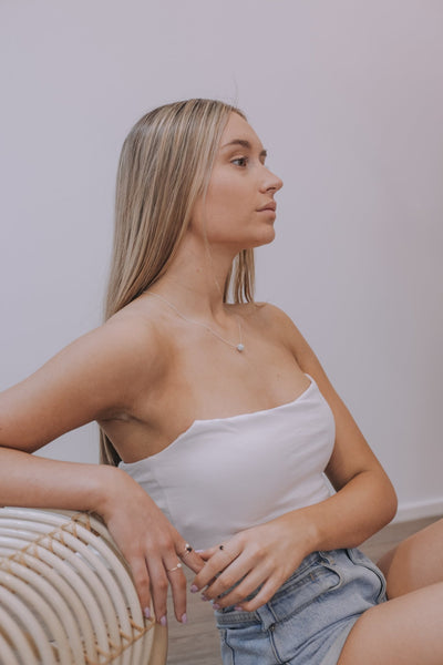 Infinity Necklace - grey - The Wong Way