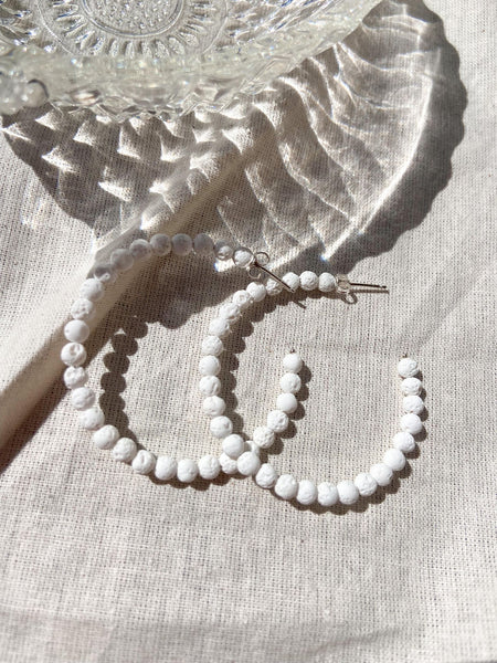 Jupiter Earrings - white - The Wong Way