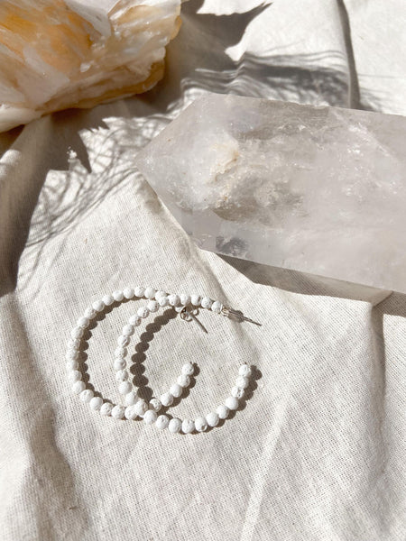 Jupiter Earrings - white - The Wong Way