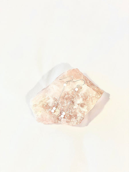 Mini Venus Earrings | white - The Wong Way