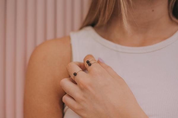 Neptune Ring - black - The Wong Way