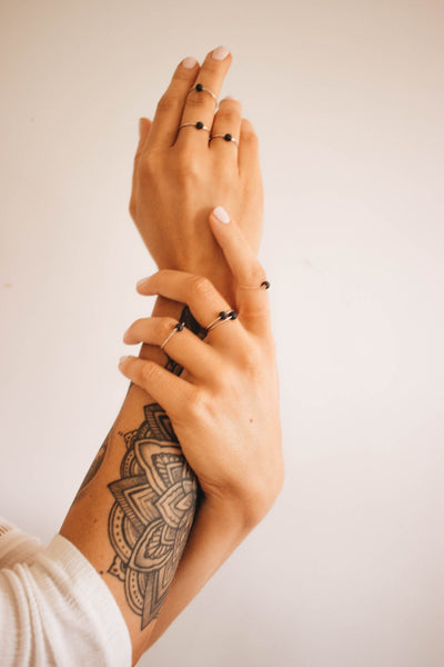 Neptune Ring - black - The Wong Way