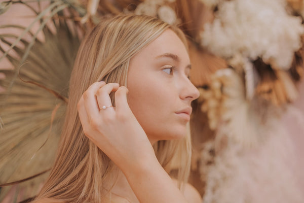 Neptune Ring - white - The Wong Way