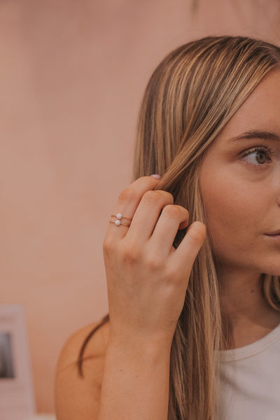 Neptune Ring - white - The Wong Way