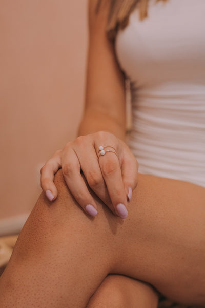 Neptune Ring - white - The Wong Way