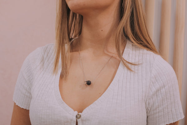 Sophia Necklace - black - The Wong Way