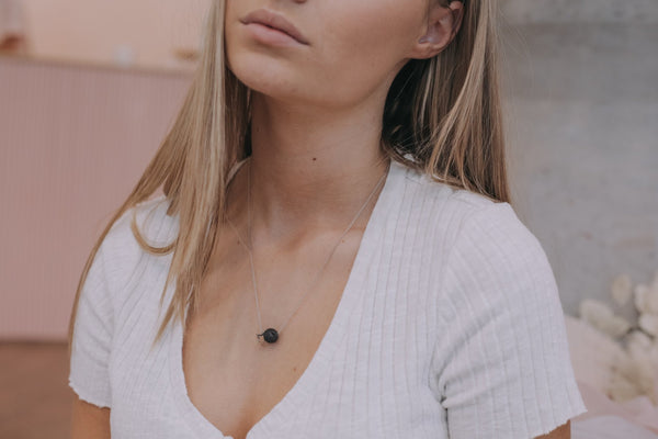 Sophia Necklace - black - The Wong Way