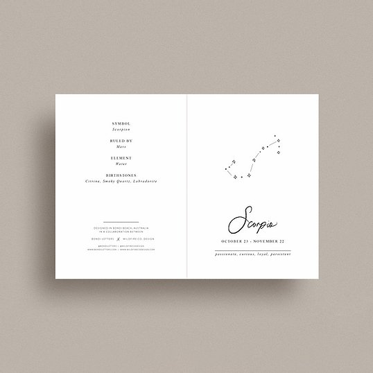 Zodiac Greeting Cards - The Wong Way