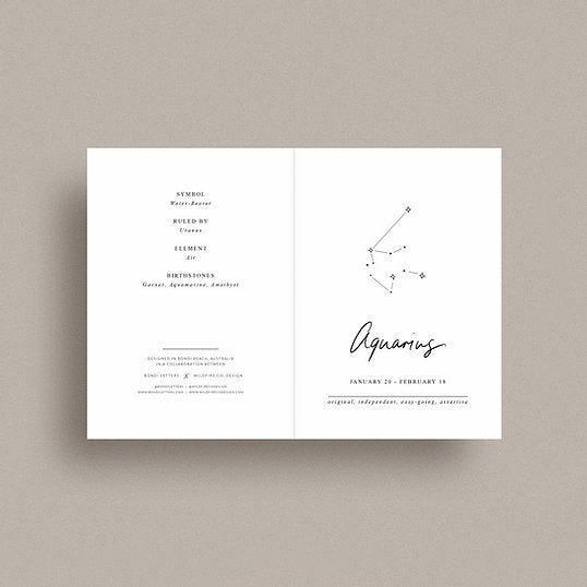 Zodiac Greeting Cards - The Wong Way