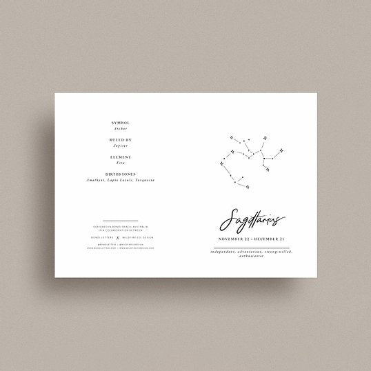 Zodiac Greeting Cards - The Wong Way