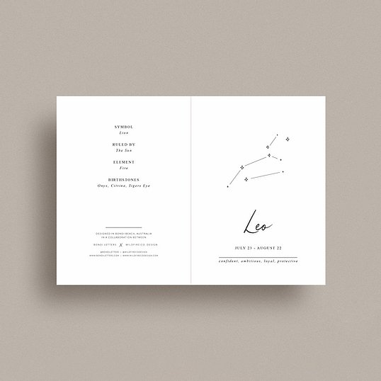 Zodiac Greeting Cards - The Wong Way