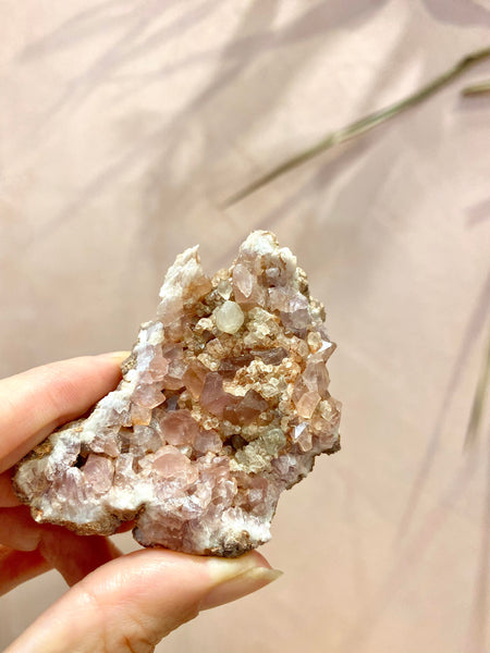 Pink Amethyst Geode Cluster 016