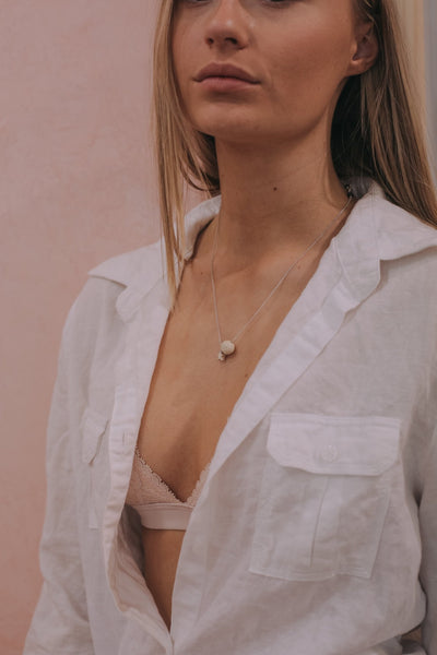 Evelyn Necklace - white - The Wong Way
