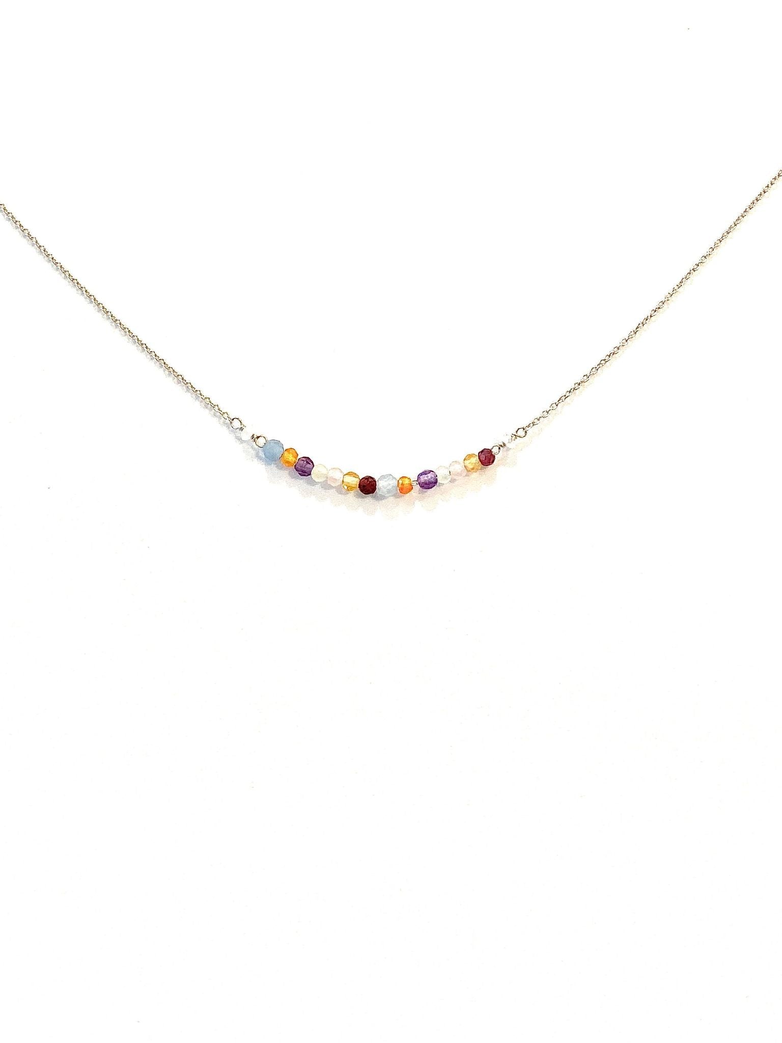 I Am Enough Necklace | Double Rainbow - The Wong Way